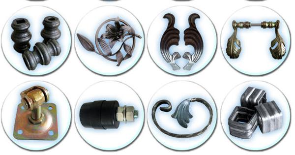 made in China decoration for fence and main gate cast wrought iron components