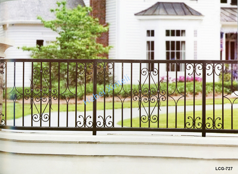 Ornamental iron fence