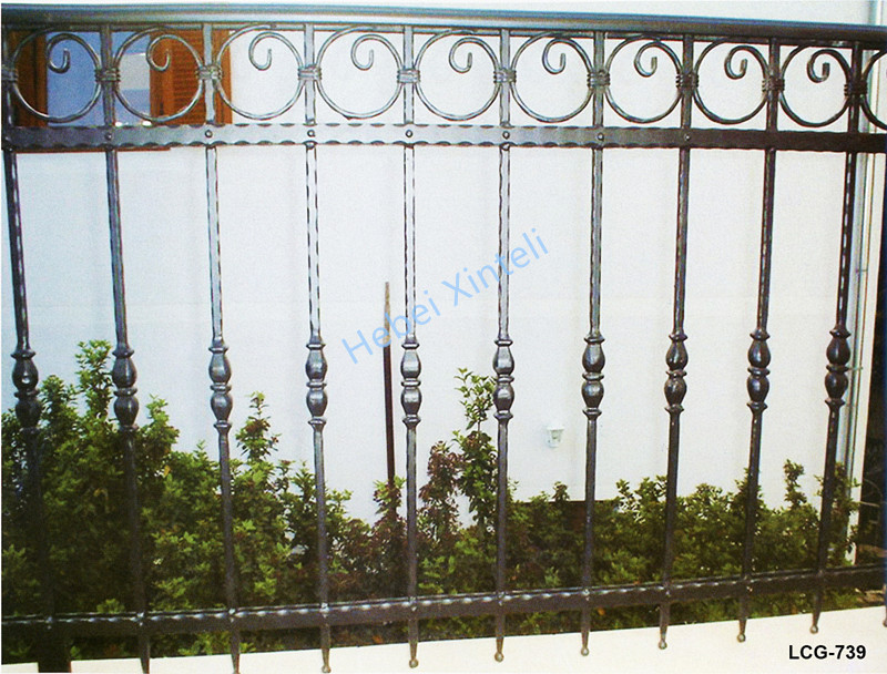 Ornamental iron fence1