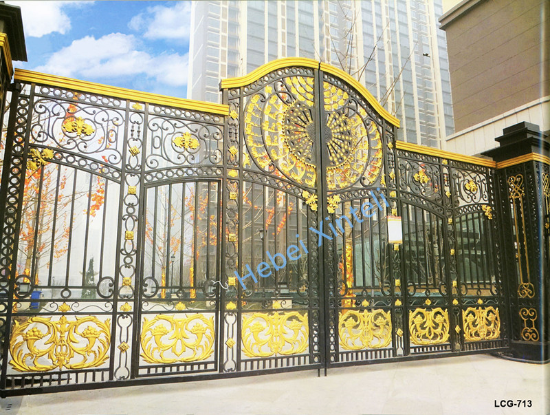 Wrought iron garden gate1