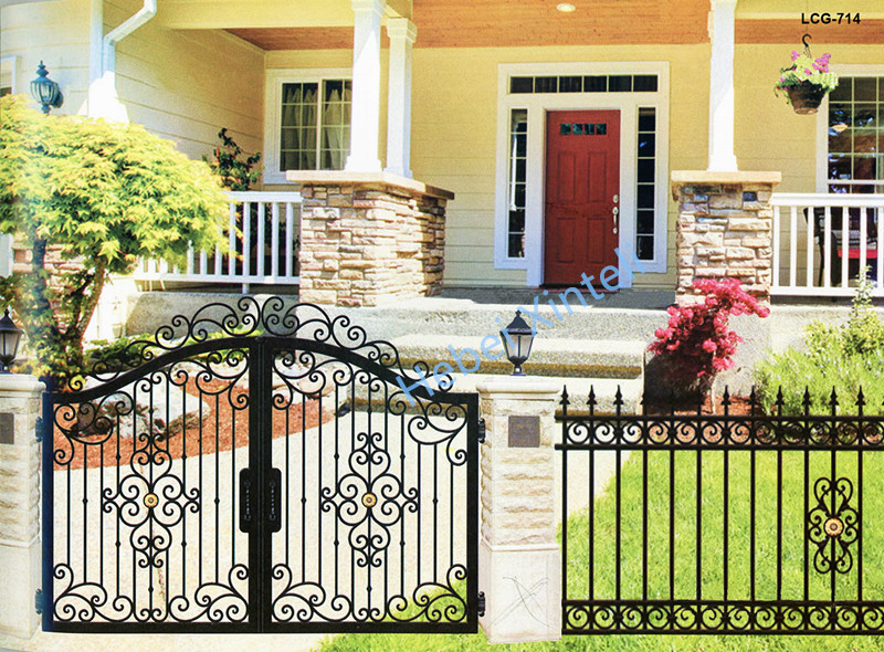 Wrought iron garden gate1
