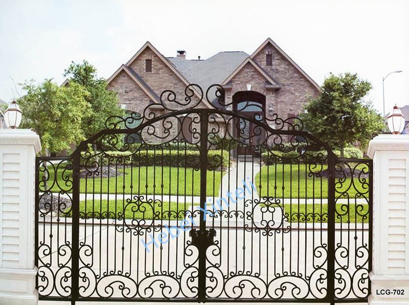 Wrought iron garden gate