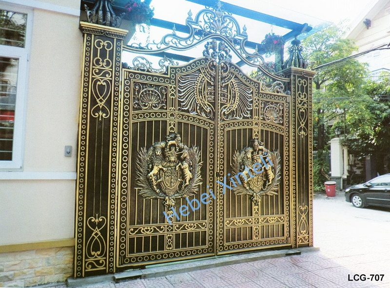 Wrought iron garden gate