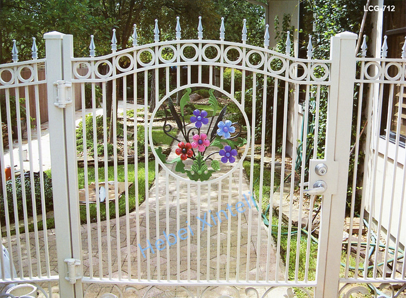 Wrought iron garden gate1