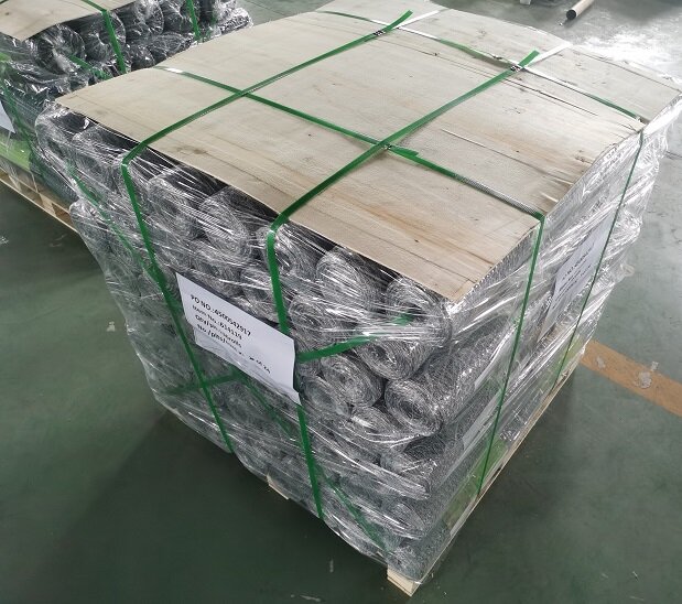 Hot-dipped galvanized ( HDG ) after weaving