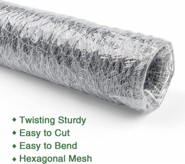 Galvanized Hexagonal Wire Mesh, 800612